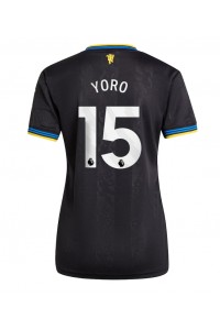 Manchester United Leny Yoro #15 Jalkapallovaatteet Naisten Kolmaspaita 2025-26 Lyhythihainen
